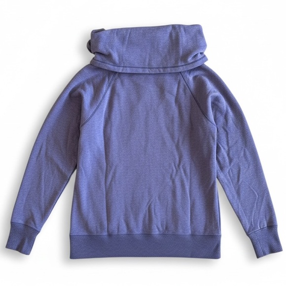 L.L.Bean Cozy Cowl Neck Pullover Sweatshirt Casual Streetwear Lavender Large - Picture 3 of 5